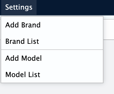 New Brand and Model &amp; List Brand and Model